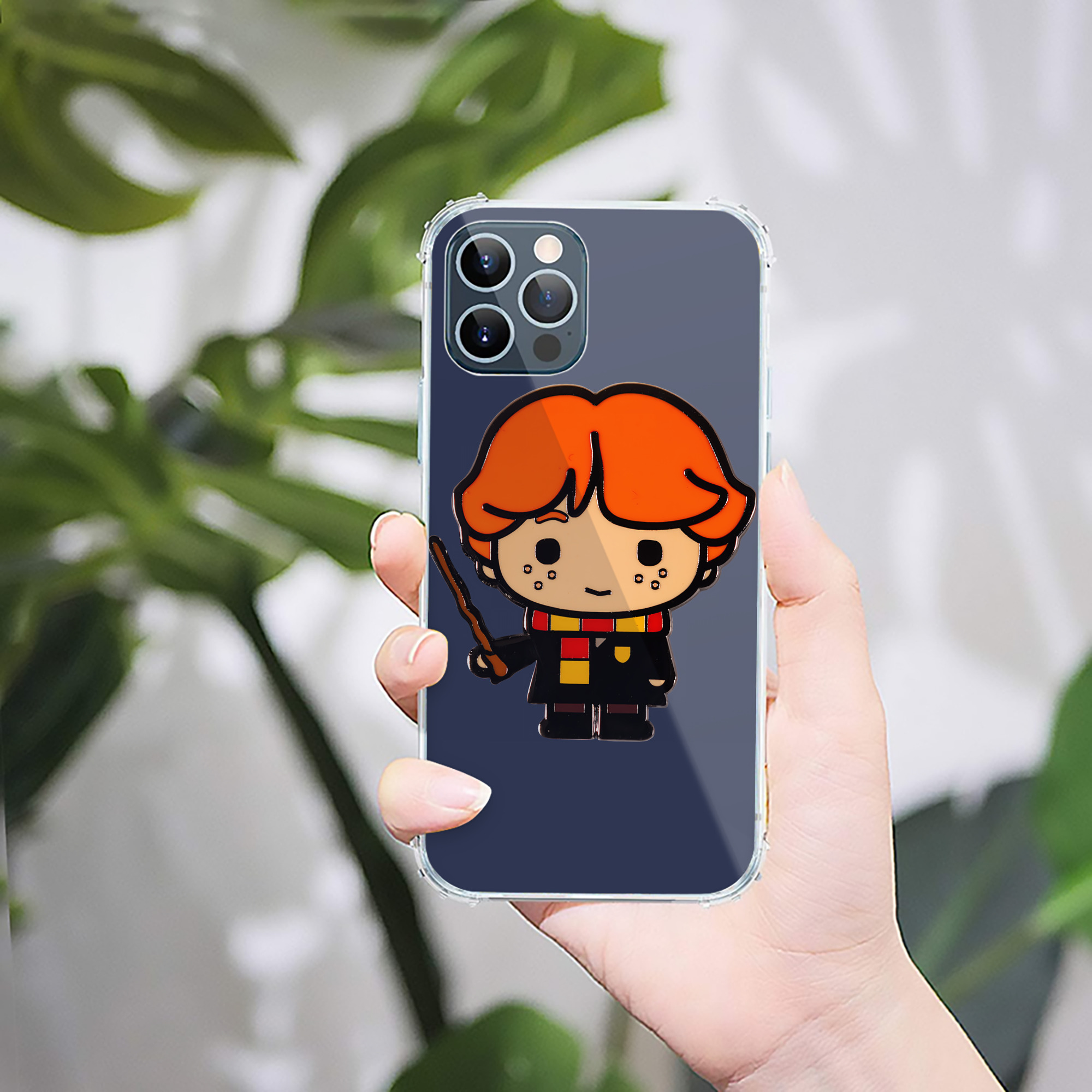 （画像用） Harry Potter ハリー・ポッターシリーズ 【iPhone 12シリーズ対応】透明スマホケース（クリアソフトケース）